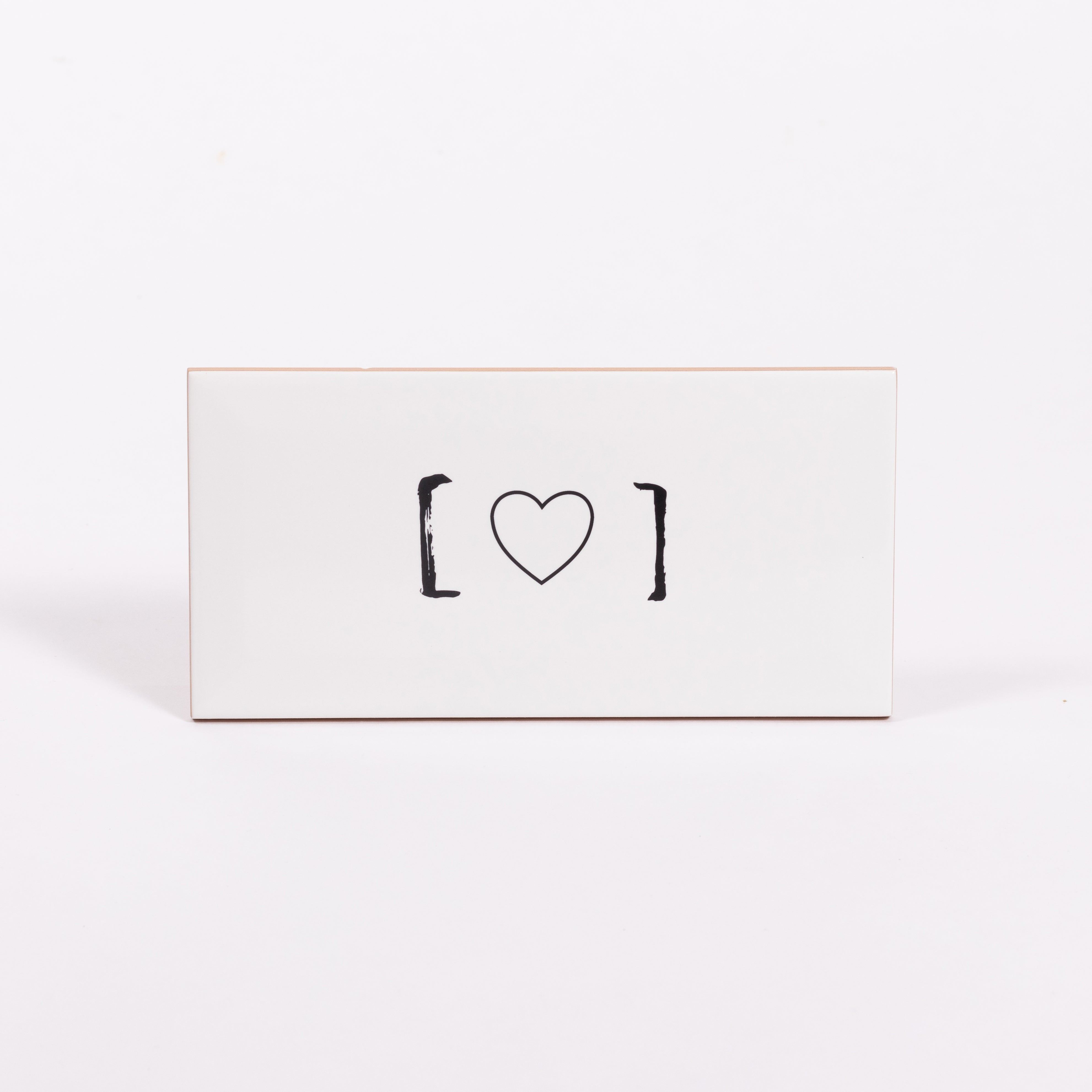 azulejo retangular coração