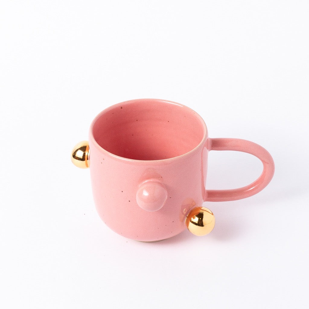 caneca bruxelas com ouro alternado rosa