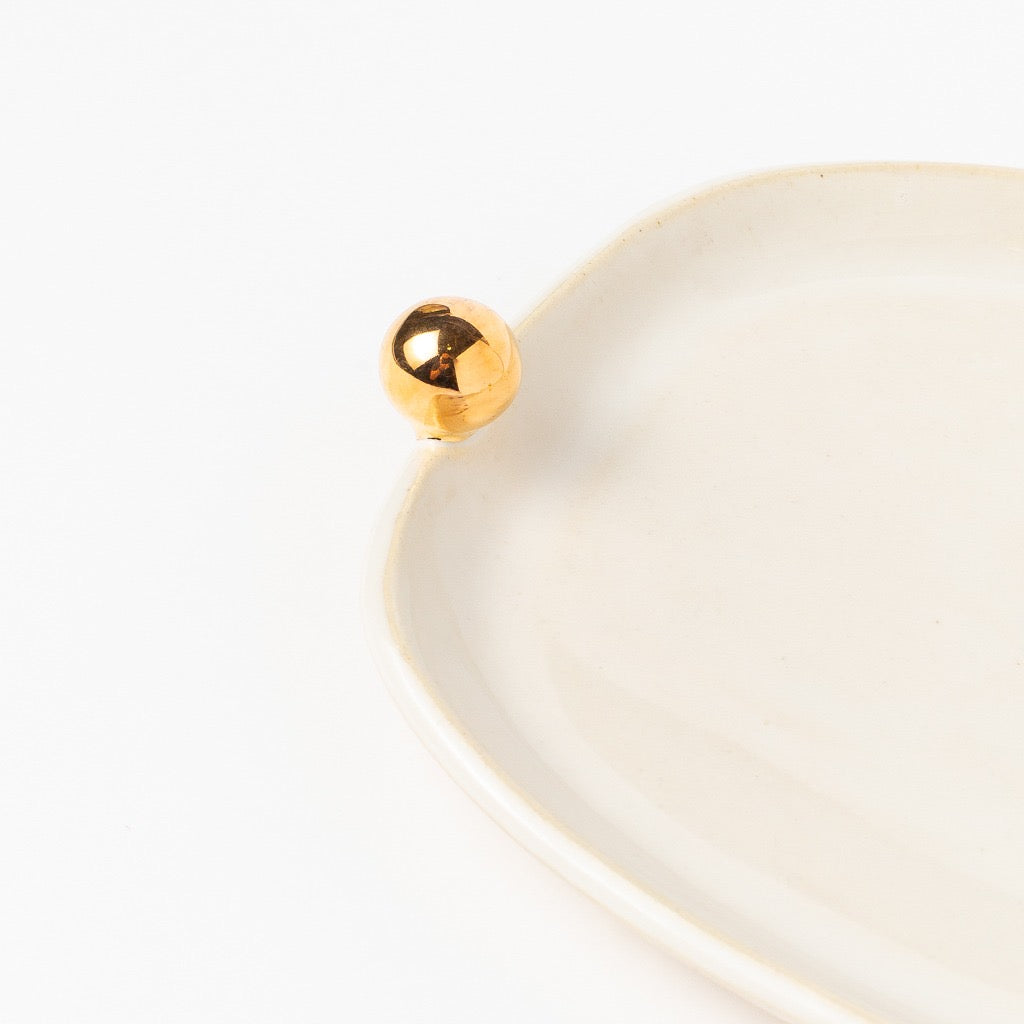 bandeja donna branco com ouro