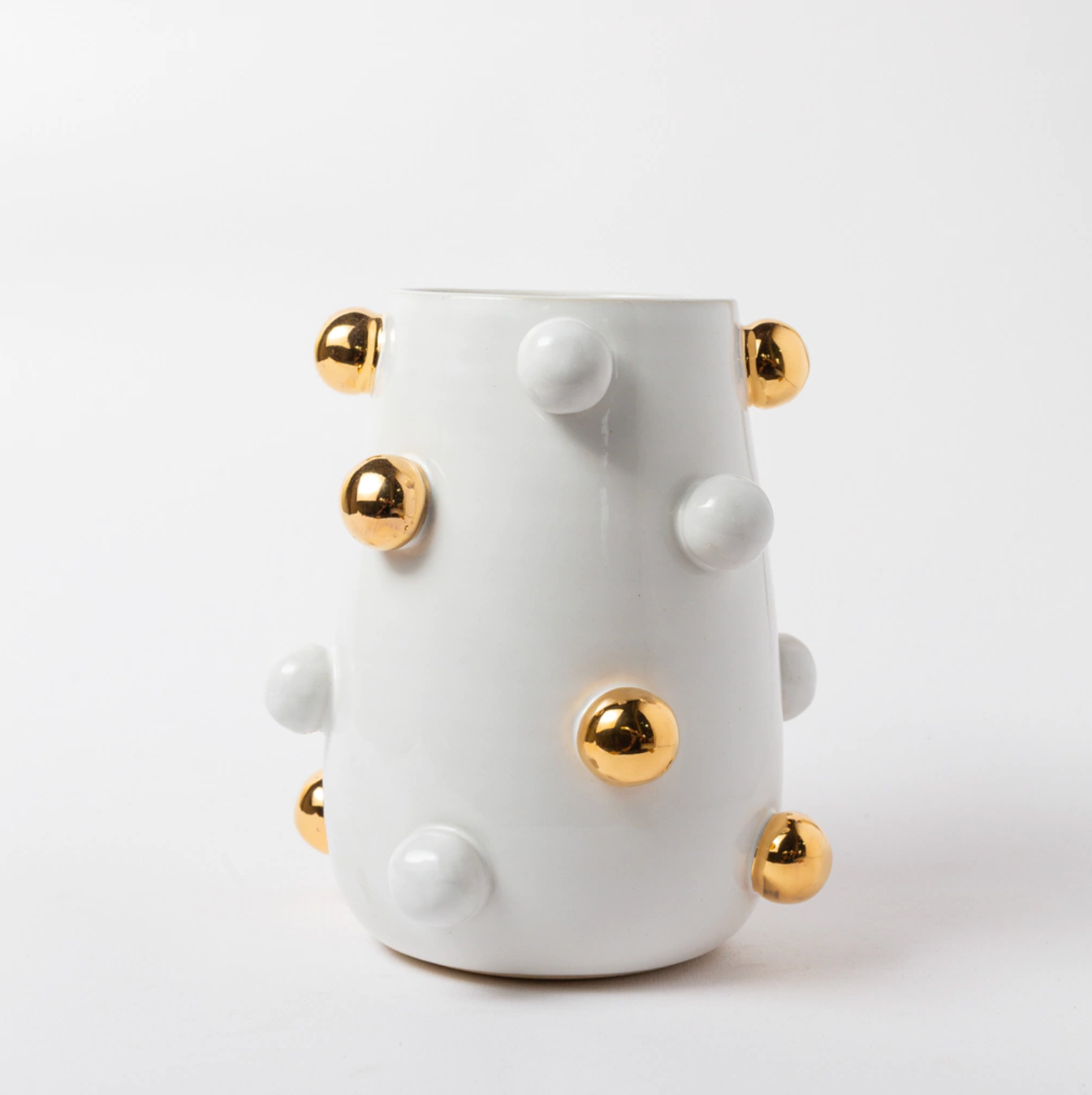 vaso nina bolotas ouro alternado branco