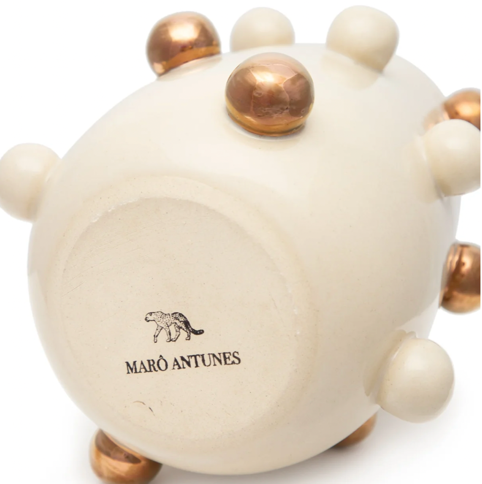 vaso nina bolotas bronze alternado nude