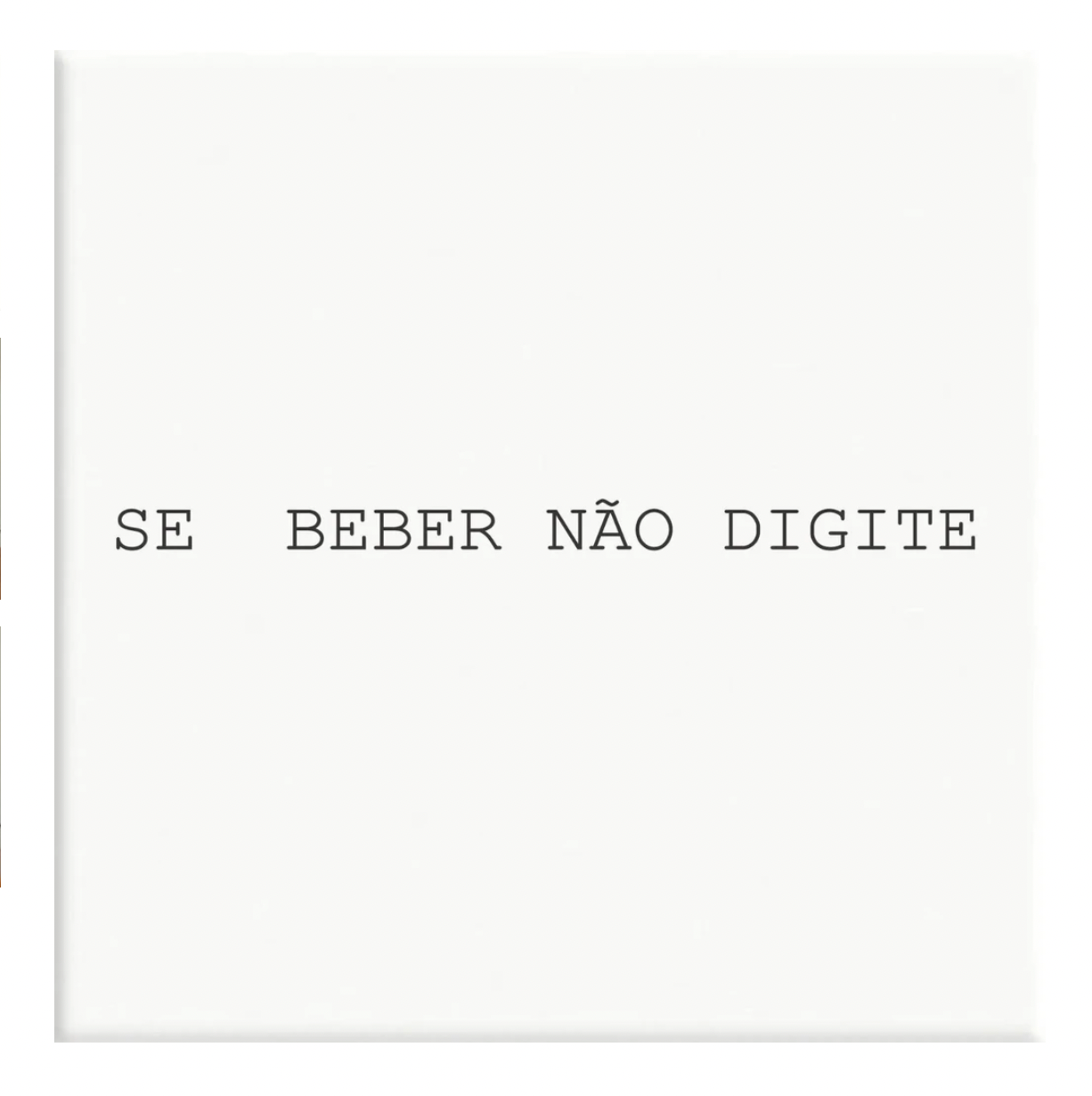 azulejo se beber não digite