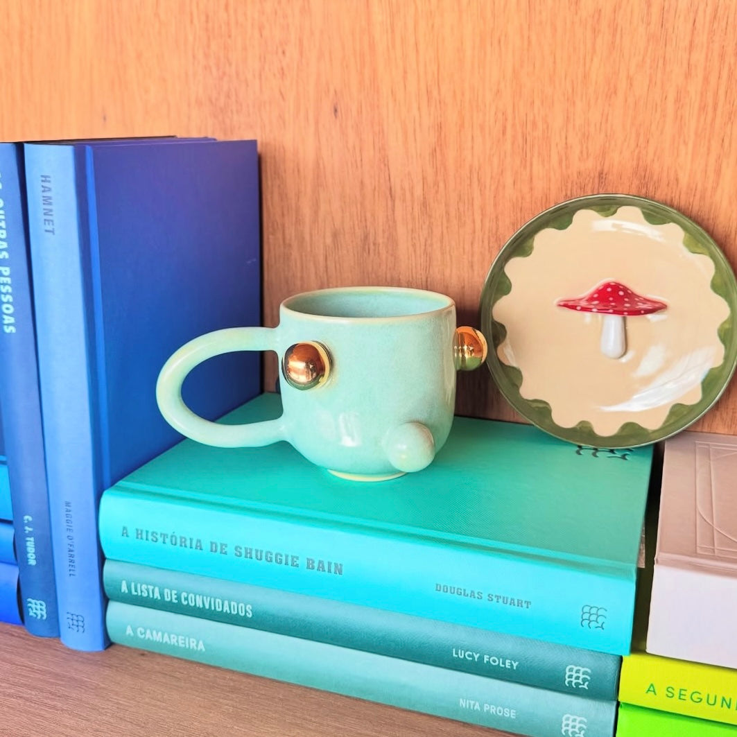 caneca bruxelas com ouro alternado aqua