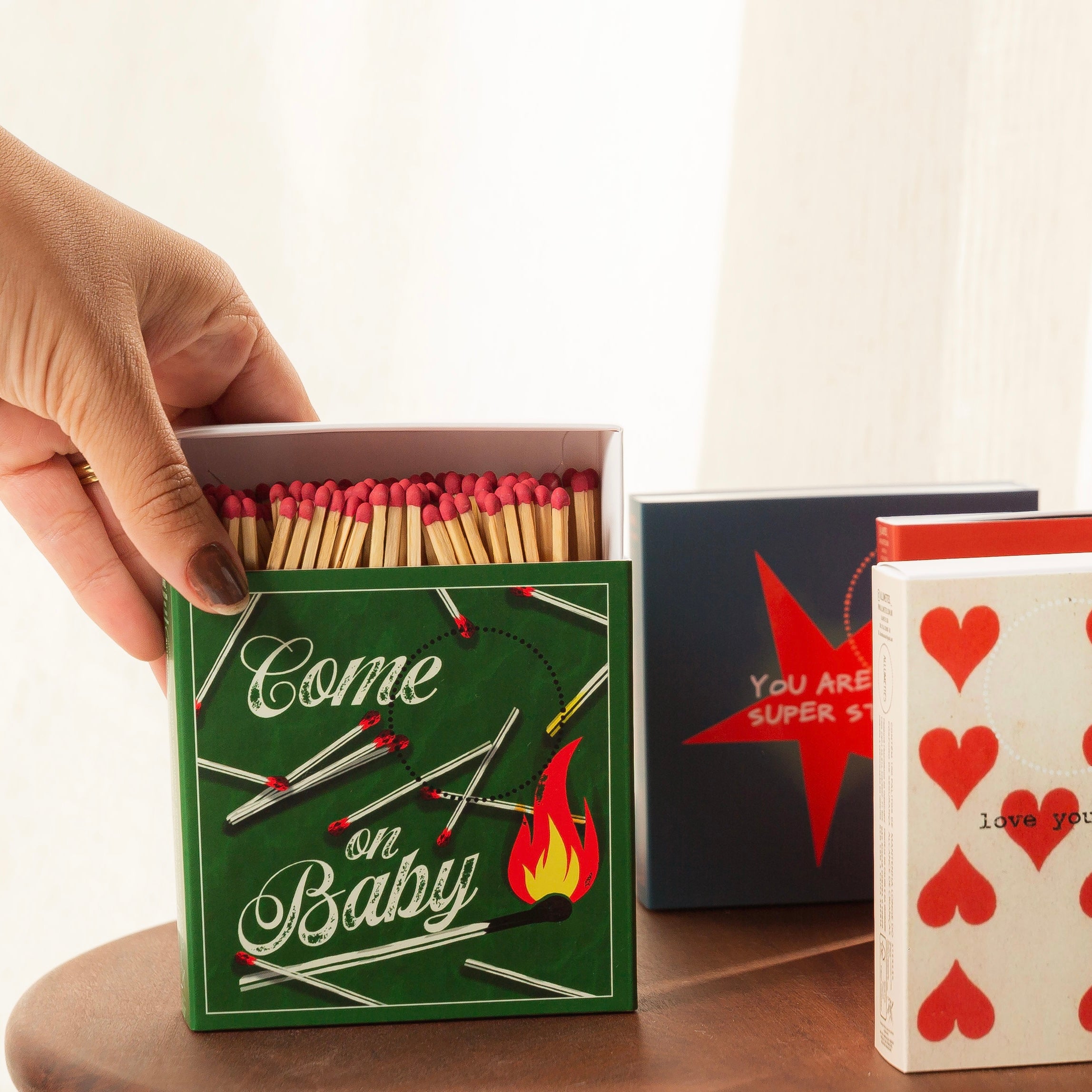 caixa de fósforo quadra - fire