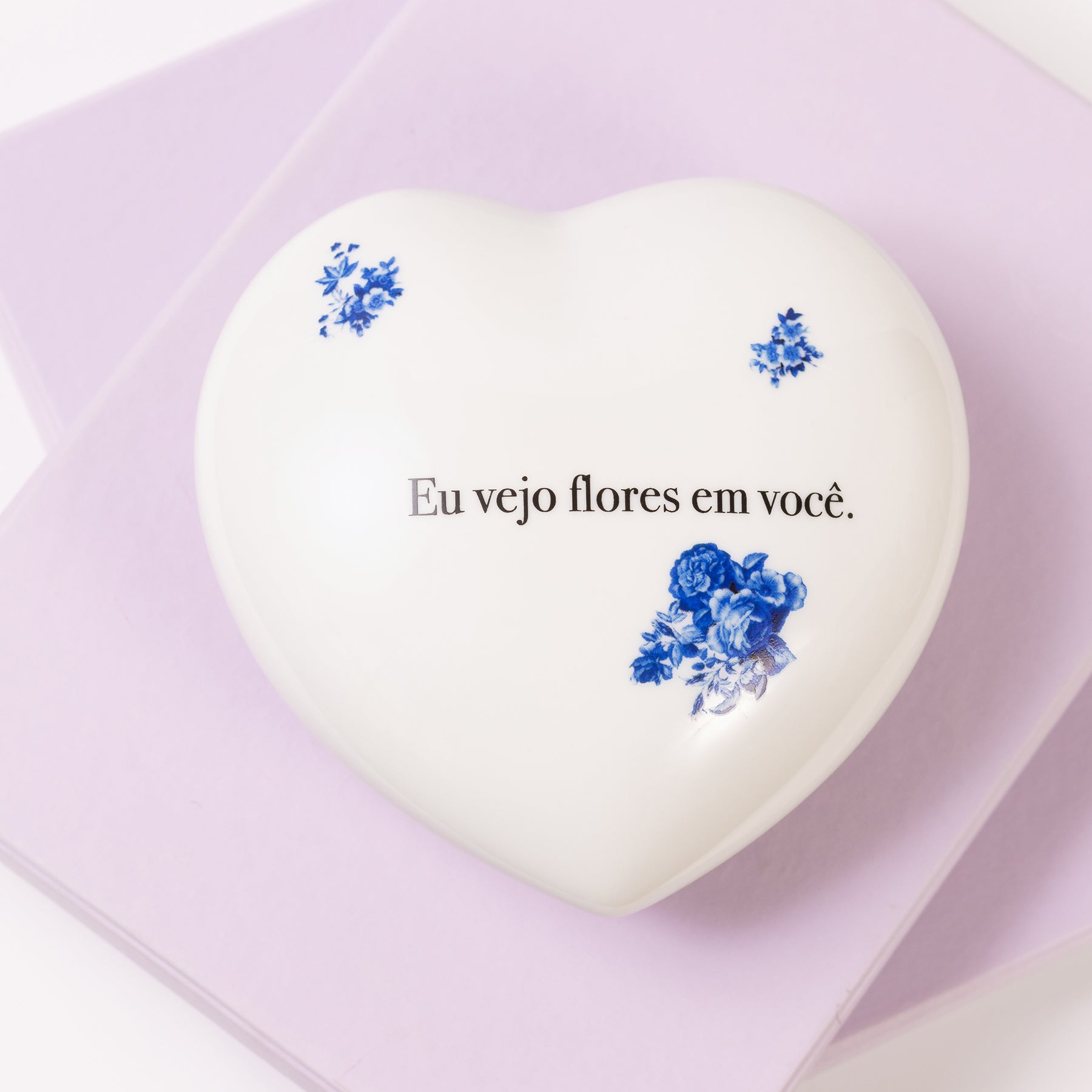 coração eu vejo flores em você