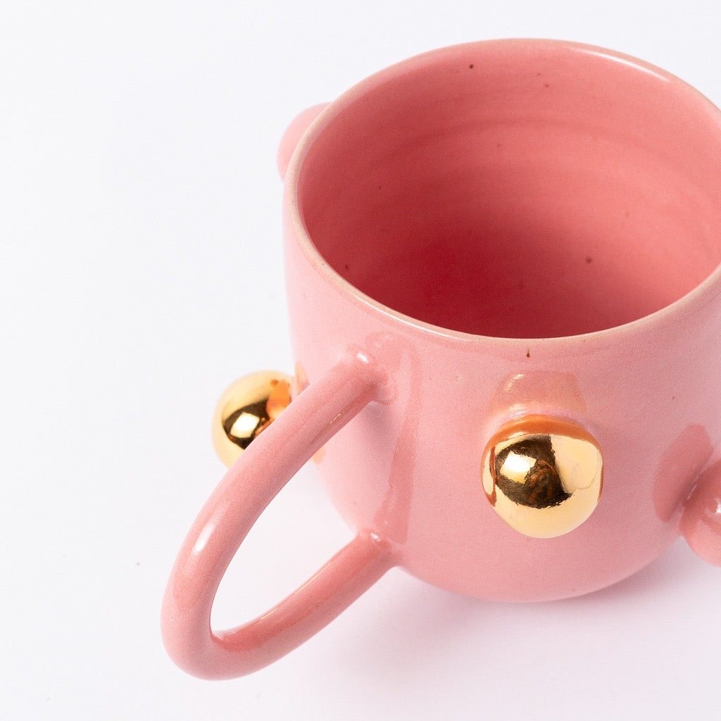 caneca bruxelas com ouro alternado rosa