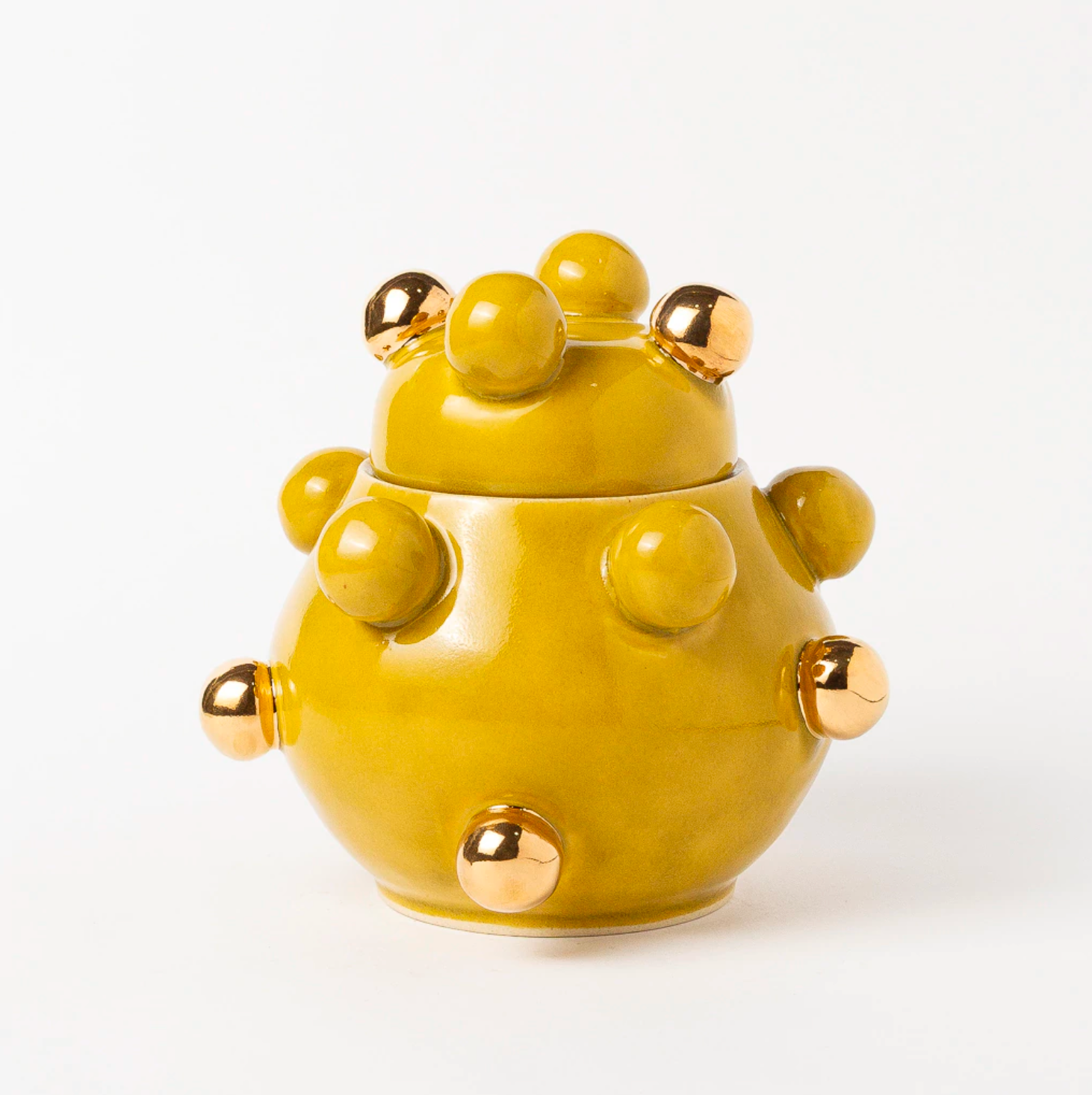caixinha bruxelas ouro alternado amarelo