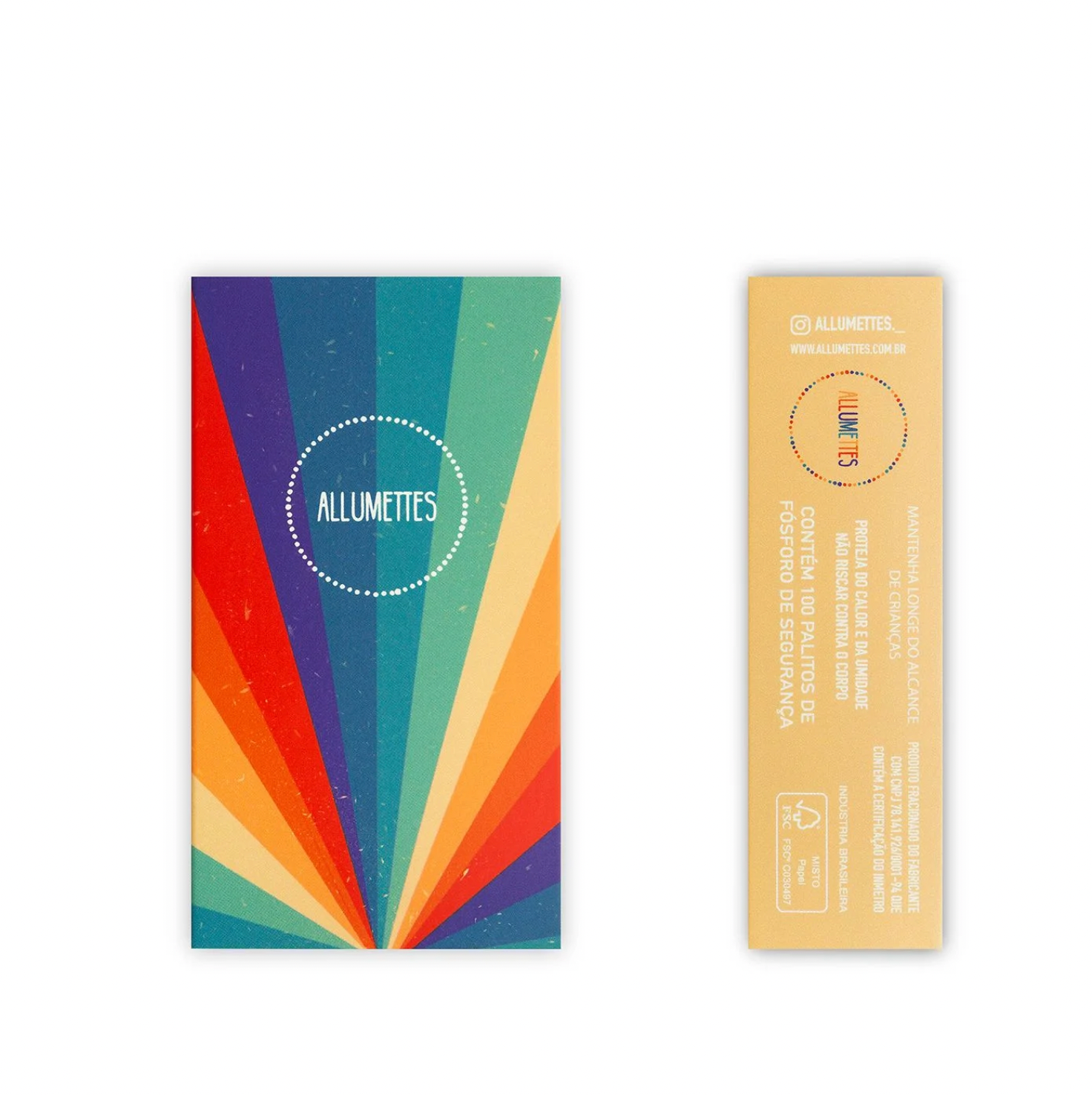 caixa de fósforo rainbow