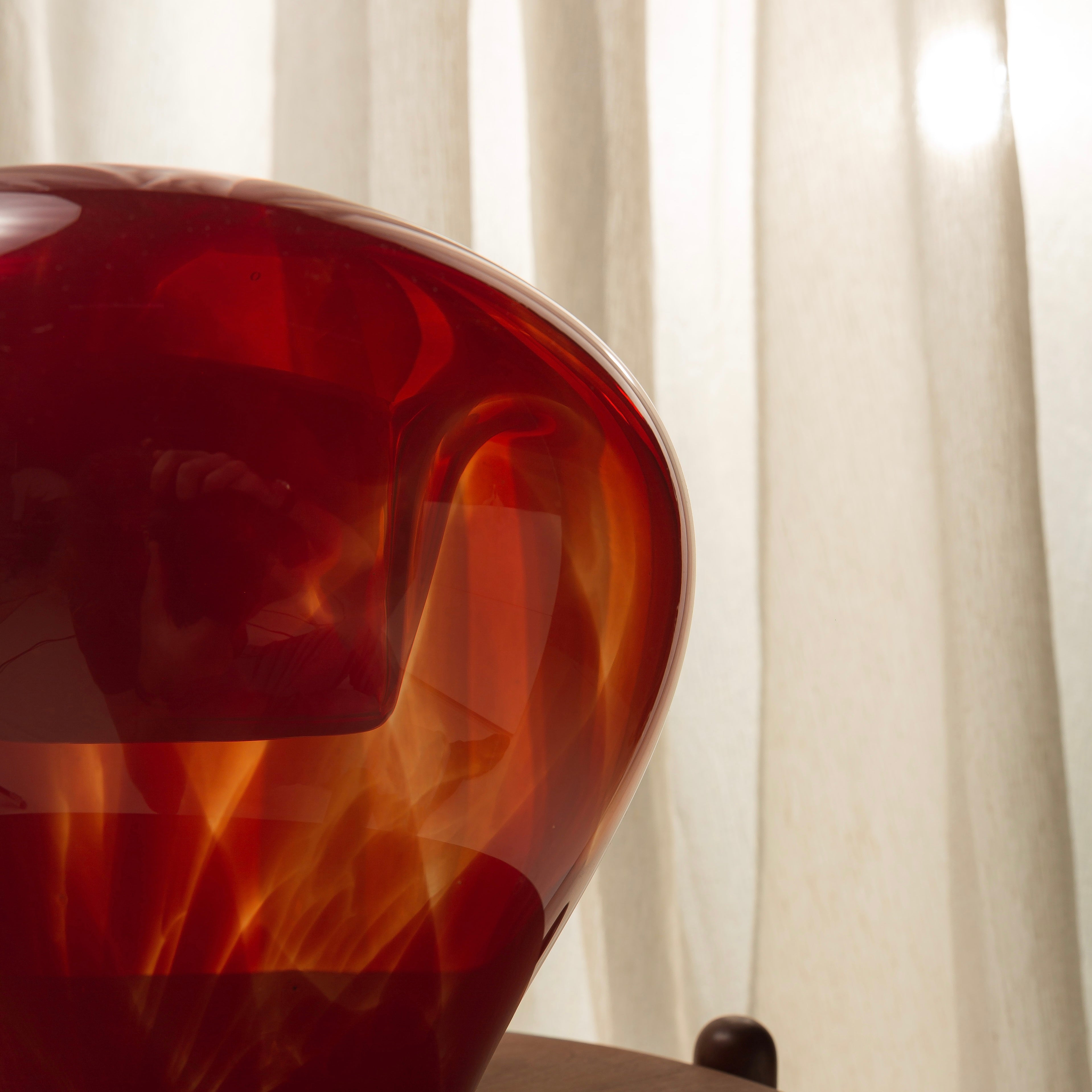 amplificador de som vermelho